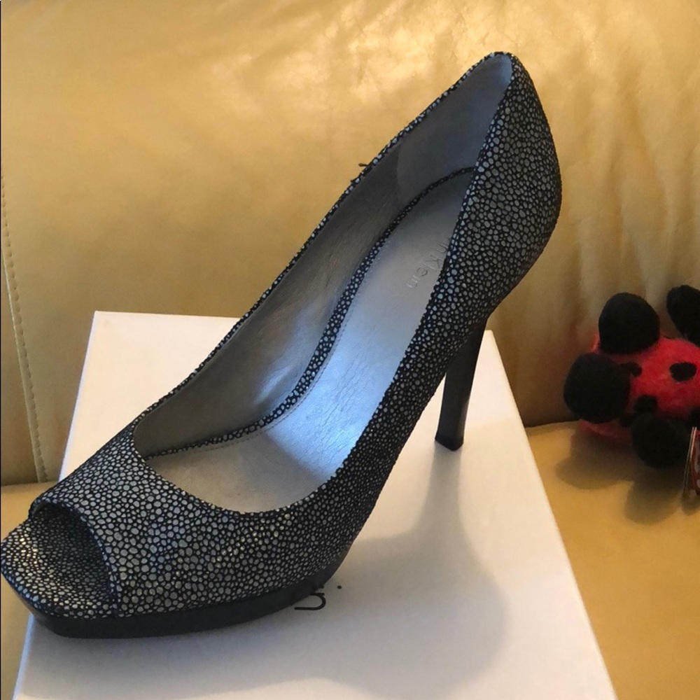 Calvin Klein Peep Toe Pumps